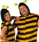 Preview: "Hummel" Overall mit Kapuze für Erwachsene Bienenkostüm