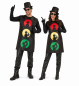 Preview: Kostüm "Ampelmännchen", 1-teiliges Spaß-Kostüm im Ampel-Design