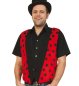 Preview: Herrenkostüm "Weste Coccinell", Marienkäferoptik, Mottoparty, Fasching, Kindergeburtstag, Karneval