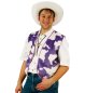 Preview: Cowboyweste "Kuh lila" Karneval, Fasching, Mottoparty