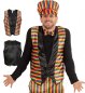 Preview: 1-teilige Kostümweste Regenbogen Unisex für Erwachsene Rainbow CSD bunt Sakko