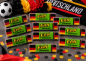Preview: Deutschland Fan Schminkstift Schwarz Rot Gold – 3-in-1 Fan Schminke für EM, WM & Public Viewing | 3er, 5er oder 10er Pack