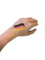 Mobile Preview: Haut-Sticker " Deutschland" selbsthaftend Hautaufkleber Tattoo Accessoire Körperschmuck schwarz rot gold