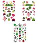 Preview: Tattoos Silvester Frohes Neujahr Prosit Happy New Year 3 Bögen Hautaufkleber verschiedene Motive Geschenk Mitbringsel Glücksbringer
