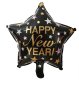 Preview: Folienballon Stern Happy New Year Party Geschenk Silvester Aufschrift Dekoration Neujahr