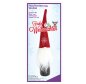 Preview: Flaschenüberzug Wichtel Geschenk Weihnachten Mitbringsel Weihnachtsdeko Tischdeko Flaschendeko