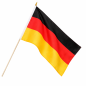 Preview: Flagge FAN ca. 30 x 45 cm, Deutschland, Fußball, WM, EM