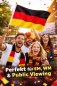 Preview: Flagge FAN ca. 30 x 45 cm, Deutschland, Fußball, WM, EM