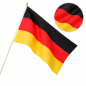 Preview: Flagge FAN ca. 30 x 45 cm, Deutschland, Fußball, WM, EM