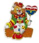 Mobile Preview: Wandbild Mini-Clown, Höhe ca. 40 cm, Wand-Deko, Karneval, Party, Dekoration