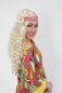 Preview: Perücke Hippie-Style mit Haarband Langhaar-Perücke