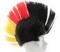 Preview: Perücke Irokese "FAN" Deutschland Fanartikel schwarz-rot-gold