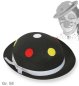 Preview: Clownhut, sortierte Farben, mit Punkten, Gr. 58 cm, Karneval, Mottoparty, Accessoire