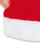 Preview: Nikolaus Mütze mit Geweih Plüsch Weihnachten Accessoire Weihnachtsmann
