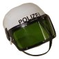 Preview: Polizeihelm mit Visier Kinder Spielhelm Rollenspiel Einsatzhelm