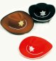 Preview: Cowboyhut, Größe 57 cm, rot, braun, schwarz, Sheriff, Western, Karneval,