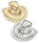 Preview: Pailletten Cowboy Cowboyhut Sylvesterhut Glitzerhut Glitzcowboy Neujahr Sylvester Silvesterhut Parthut Gold oder Silber Silvesterparty Happy New Year