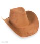 Preview: Cowboyhut Braun Wildlederoptik Westernhut