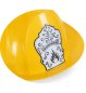 Preview: Feuerwehrhelm gelb Helme Kinder Accessoires Rollenspiel Theater Feuerwehrmann
