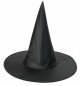 Preview: Hexenhut in Schwarz, Schlicht gehalten, Kopfbedeckung, Zauberer, Hexe