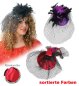 Preview: Fascinator Chic, sortierte Designs, Fascinator, Minihut, Karneval, Accessoire