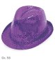 Preview: Paillettenhut, sortierte Farben, Gr. 58 cm, Mottoparty, Partyhut, Karneval