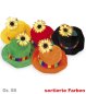 Preview: Hut mit Blume, sortierte Farben, Gr. 58 cm, Karneval, Mottoparty, Accessoire, Fasching