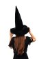 Preview: Zaubererhut, Hexe, Hut mit Schnürung, Kopfbedeckung, Magie, schwarz, Halloween