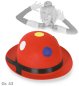 Preview: Mini-Melone, sortierte Farben, mit Punkten, Gr. 43 cm, Karneval, Mottoparty, Accessoire