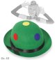 Preview: Mini-Melone, sortierte Farben, mit Punkten, Gr. 43 cm, Karneval, Mottoparty, Accessoire