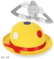 Preview: Mini-Melone, sortierte Farben, mit Punkten, Gr. 43 cm, Karneval, Mottoparty, Accessoire