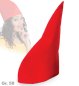 Preview: Zwergenmütze, sortierte Farben, Gr. 58 cm, Karneval, Mottoparty, Accessoire, Fasching