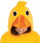 Preview: Enten Kostüm für Kinder Hoodie Kapuzenpullover Tierkapuze Schnabel Augen Kopfgefieder und Entenschwanz