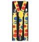 Preview: Hosenträger "Clown" gepunktet Accessoire