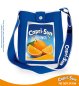 Preview: Capri-Sun Umhängetasche „Orange“ – Offizielles Lizenzprodukt | Schultertasche in Blau mit Markenlogo | Cooler Freizeitbegleiter für Erwachsene & Fans