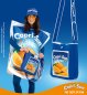 Preview: Capri-Sun Umhängetasche „Orange“ – Offizielles Lizenzprodukt | Schultertasche in Blau mit Markenlogo | Cooler Freizeitbegleiter für Erwachsene & Fans