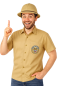 Preview: Dschungel Safari Hemd & Tropenhelm, Zweiteiliges Entdecker Outfit für Erwachsene