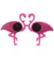 Preview: Brille Flamingo in pink - Glitzer, Paradiesvogel, Sommer, Junggesellinnenabschied, Karneval, Mottoparty
