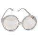 Preview: Sixties-Brille für Erwachsene in 6 Verschiedenen Farben Glitzerbrille Partybrille