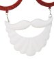 Preview: Brille " Weihnachtsmann ", mit Bart, ideal für den Weihnachtsmarkt oder Weihnachtsfeiern