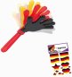 Preview: Fan Klapperhand Deutschland mit GRATIS Tattoos Accessoires Zubehör
