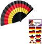 Preview: Deutschland Fächer GRATIS Tattoos Accessoire Deutschland