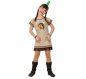 Preview: Kinderkostüm Indianerin Lani Kleid mit Stirnband Wilder Westen Ureinwohner Amerika Gr 104 - 128