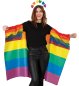 Preview: Pride Flag Cape Regenbogencape Rainbow Einheitsgröße Parade Festival