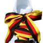 Preview: Schnürsenkel "FAN" Deutschland Fanartikel schwarz-rot-gold