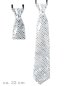 Preview: Silvesterkrawatte, gold und silber sortiert, ca. 32 cm, Party, Silvester, Karneval