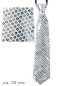 Preview: Silvesterkrawatte, gold und silber sortiert, ca. 32 cm, Party, Silvester, Karneval