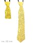 Preview: Silvesterkrawatte, gold und silber sortiert, ca. 32 cm, Party, Silvester, Karneval