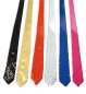 Preview: Paillettenkrawatte edel in verschiedenen Farben zum Binden Länge ca. 142 cm mit Bügel Karneval Party Silvester Accessoire