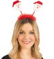 Preview: Nikolaus Haarreif Weihnachtshaarreif Wackelnder Weihnachtsmann Accessoire Weihnachten Advent